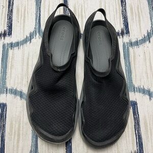 Crocs Men's Black Slip-On Shoes size 10